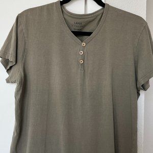 Cotton On Short Sleeve Henley Shirt